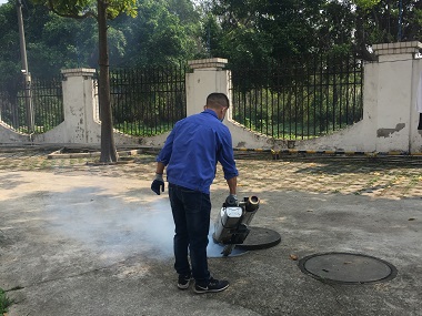 外围环境消杀蚊蝇